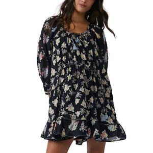 Free People Camella Mini Dress, Size S, Black